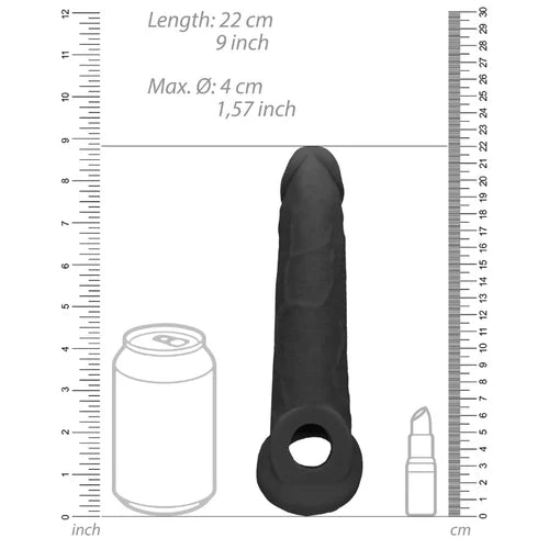 Silicone Reusable Condom For Personal Use Black