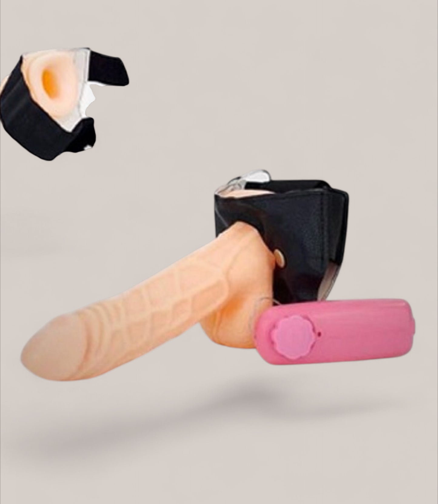 ToyEx SkinTone VibroBelt Pro Silicone Condom for man and women