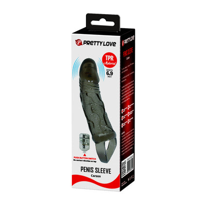 Pretty Love Carson Penis Extension Penis Sleeve Black 13.5cm