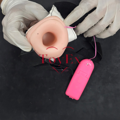 ToyEx SkinTone VibroBelt Pro Silicone Condom for man and women