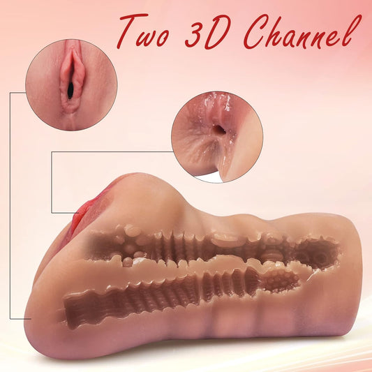Male Masturbator 2in1 pussy for man