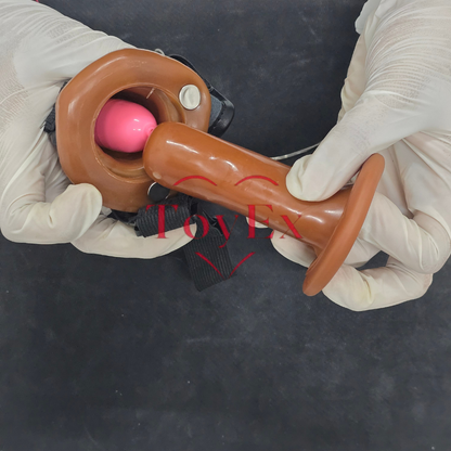 ToyEx VibroBelt Brown Pro Silicone Condom