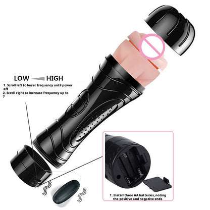 ToyEx Vibration Fleshlight Masturbation Toy for Men