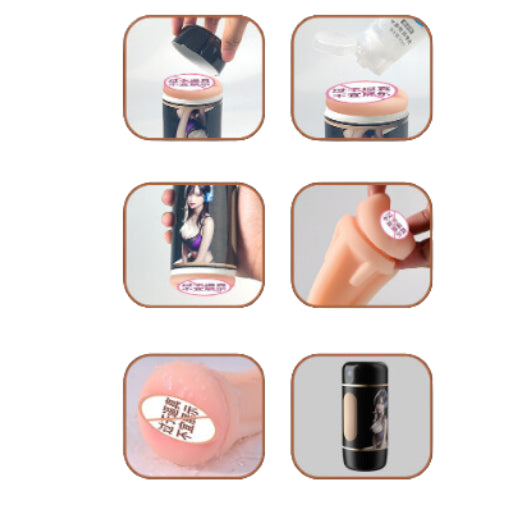 Premium Soft Silicone Male Masturbator Cup – Reusable Pocket Stroker with Realistic Texture for Men