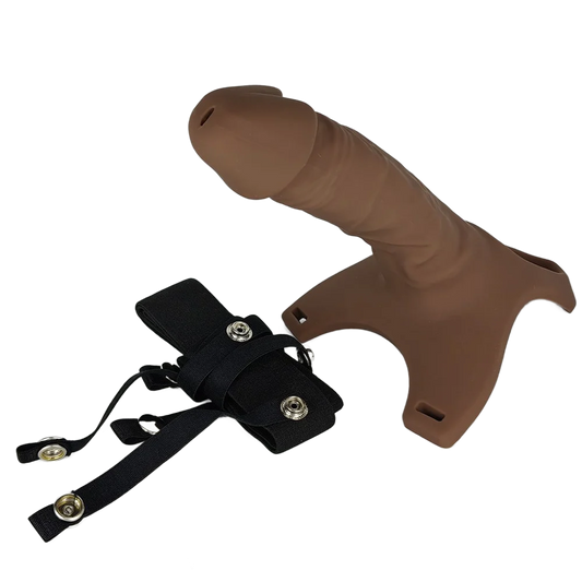 Premium Silicone Belt Hollow Condom
