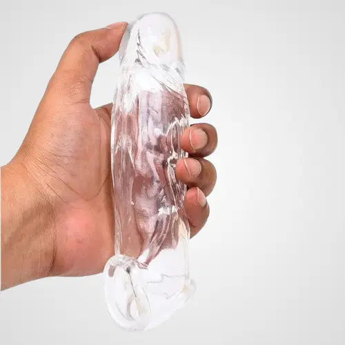 Silicone Reusable Transparent Condoms 6 inch