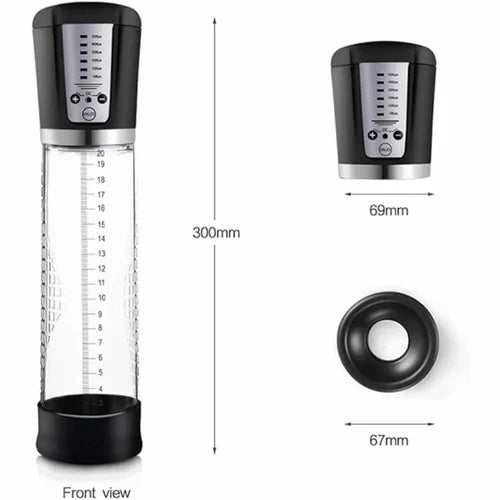 Electric Vacuum Penis Pump for Men – USB Rechargeable Automatic Pump | 6 Suction Levels