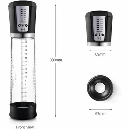 Electric Vacuum Penis Pump for Men – USB Rechargeable Automatic Pump | 6 Suction Levels